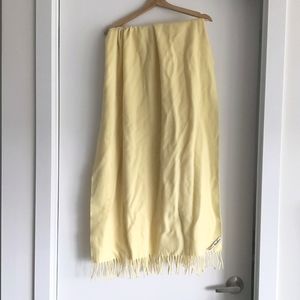 Acne studios - Canada New Wool scarf - Pale yellow